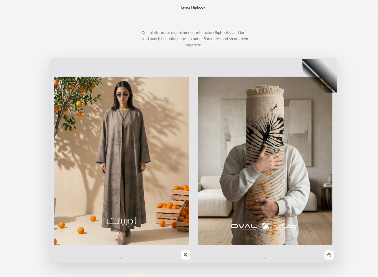 Digital Flipbook preview